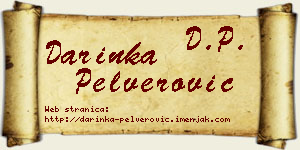 Darinka Pelverović vizit kartica